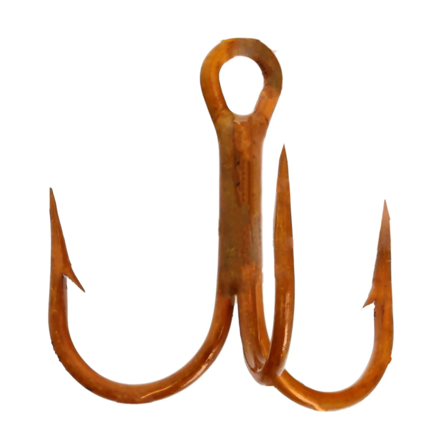 Eagle Claw 3X Treble Short Hook Shank Round Bend Krawfish - Image 3