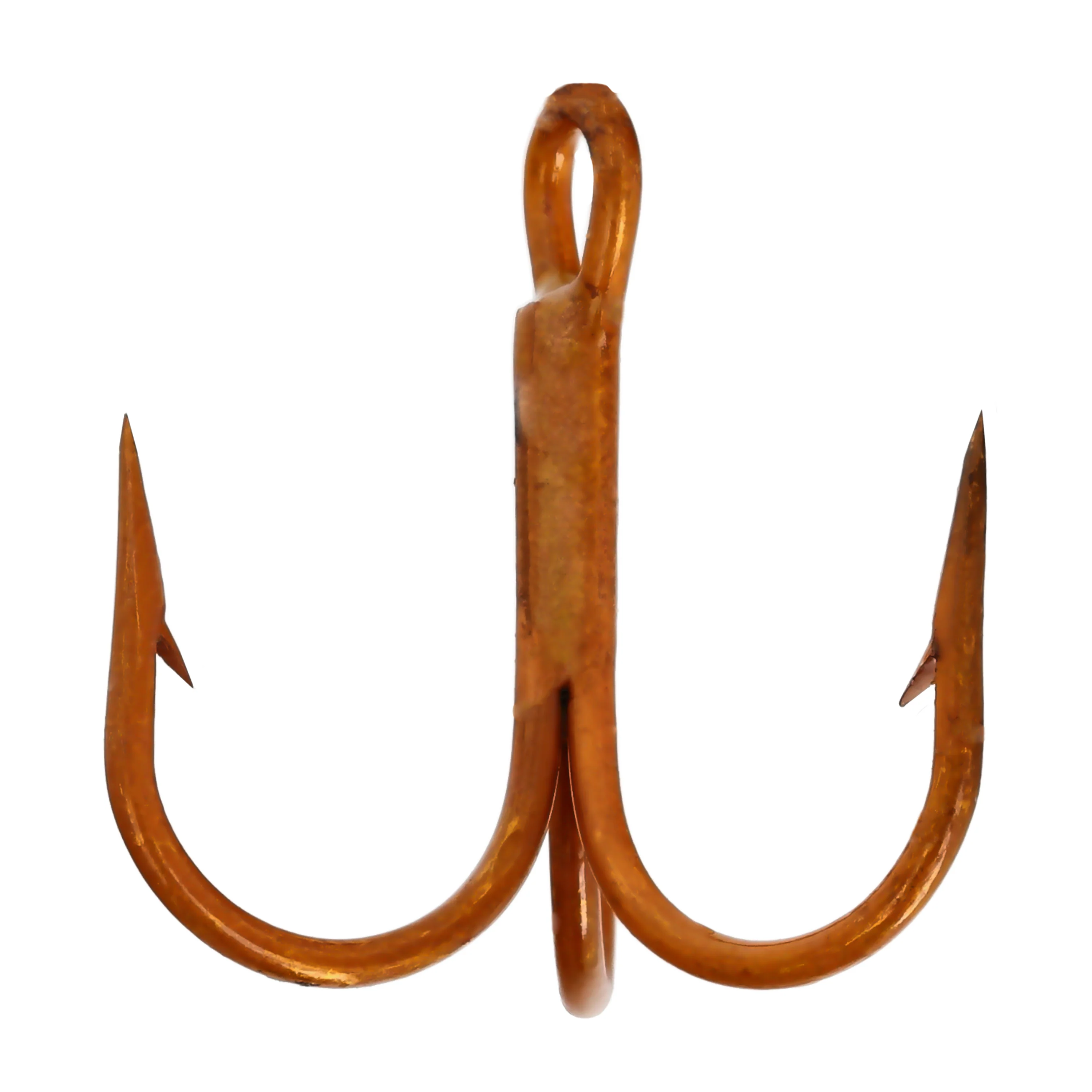 Eagle Claw 3X Treble Short Hook Shank Round Bend Krawfish - Image 4