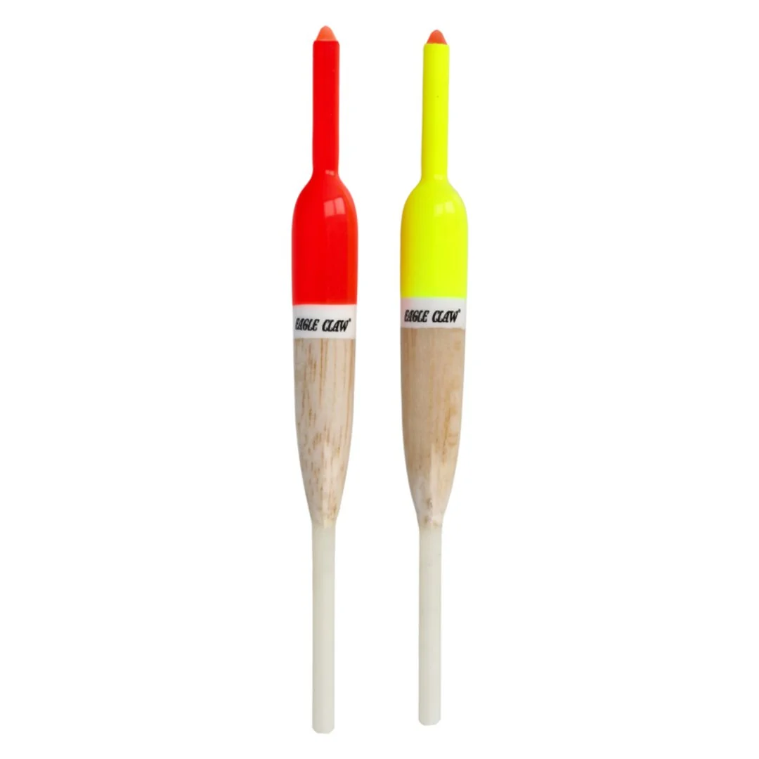 Eagle Claw Balsa Pencil Slip Floats, Bulk