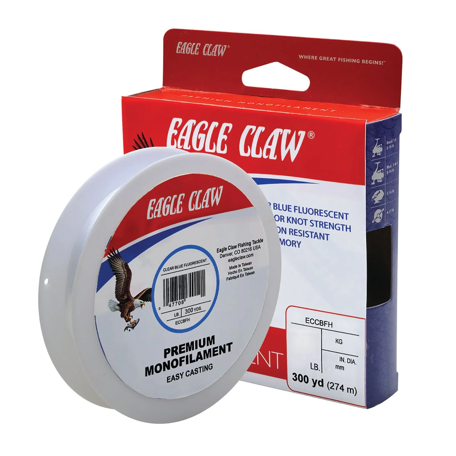 Eagle Claw Clear Blue Monofilament - Image 8