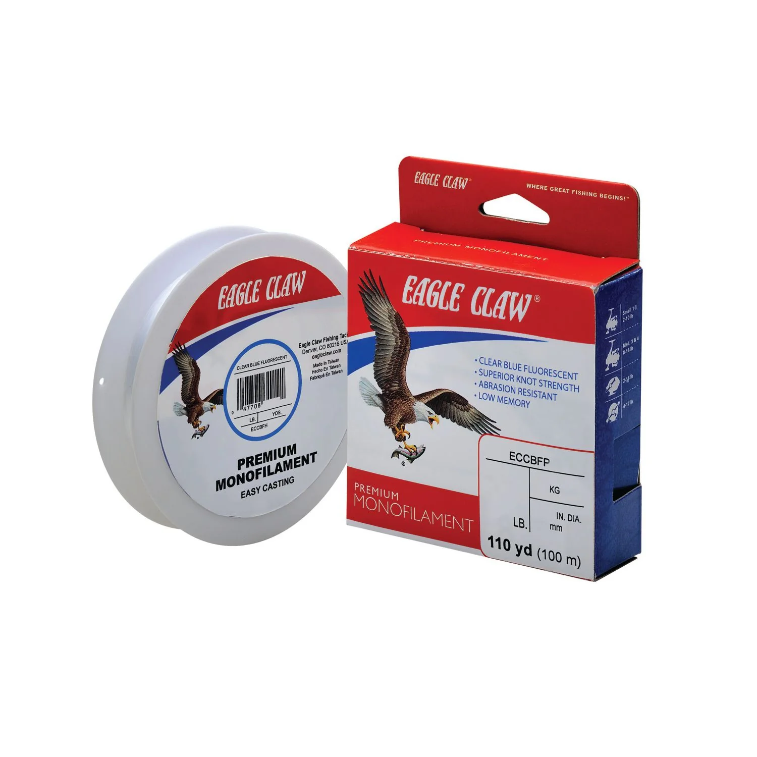 Eagle Claw Clear Blue Monofilament - Image 9