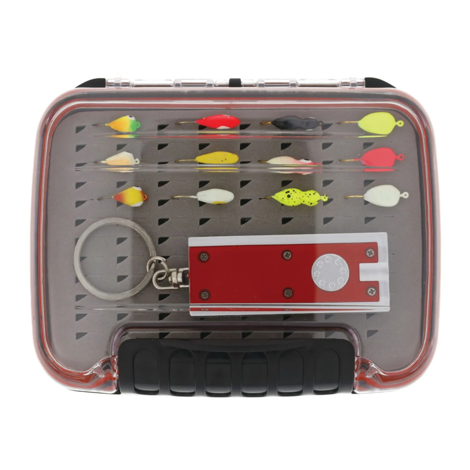 Eagle Claw Glow Jig Ice Kit With Jig Box