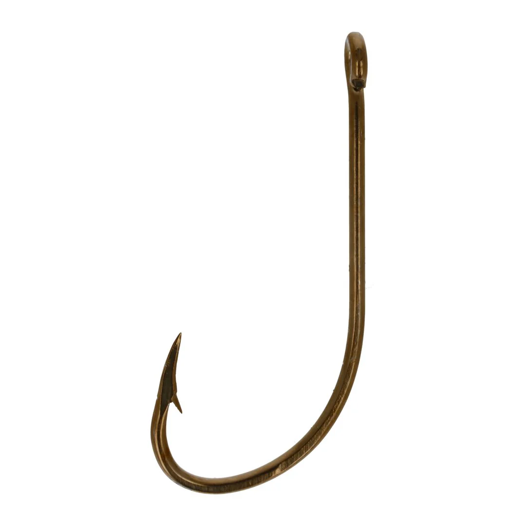 Eagle Claw Straight Eye Plain Shank Offset Hook