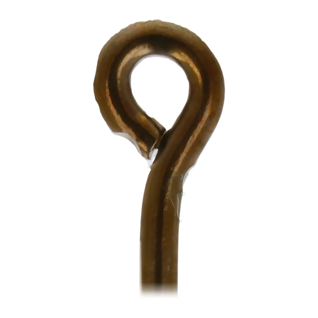 Eagle Claw Straight Eye Plain Shank Offset Hook - Image 3