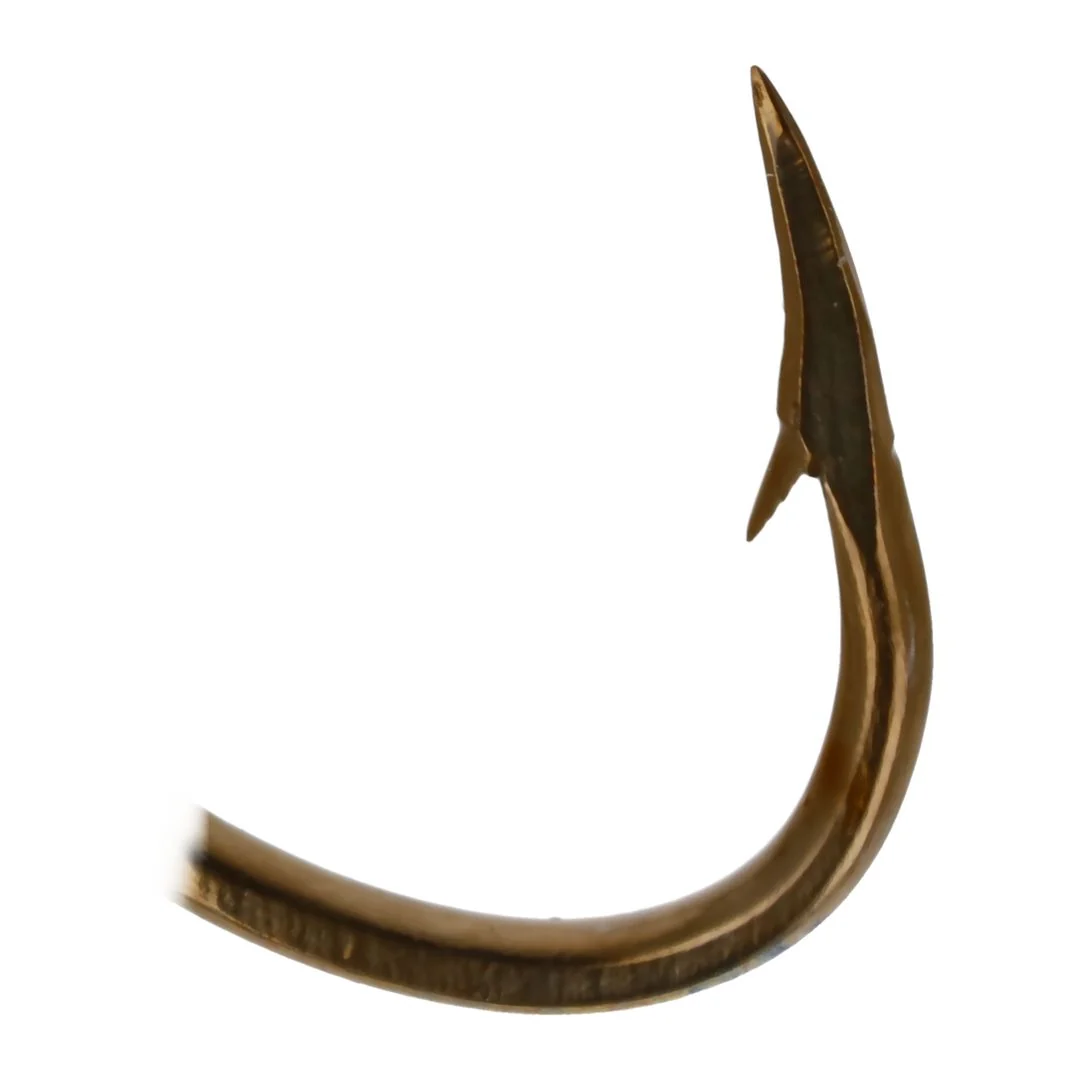 Eagle Claw Straight Eye Plain Shank Offset Hook - Image 4