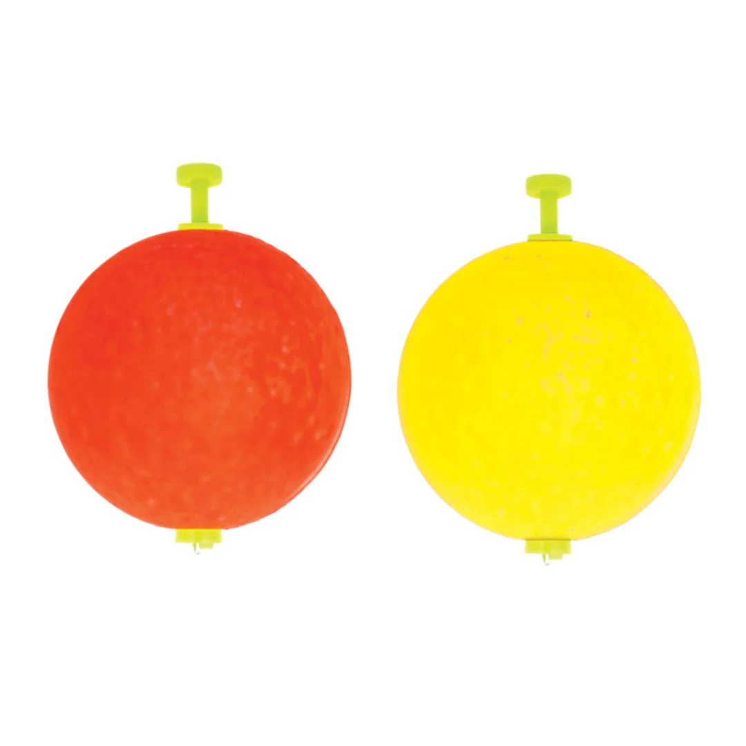 Eagle Claw Weighted Foam, Round, Snap On-Float