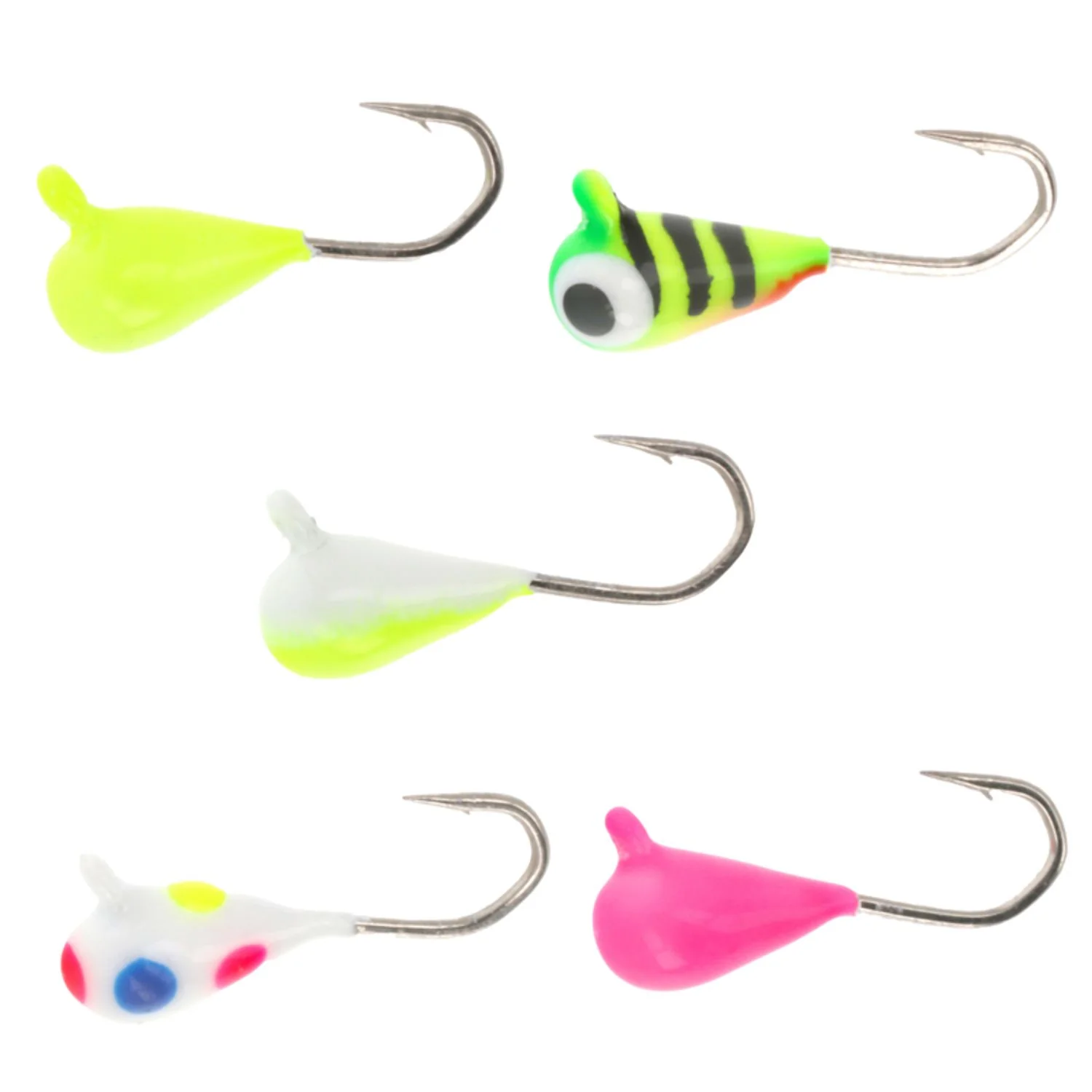 Lazer Sharp Five Pack Tungsten Micro Ice Jigs - Image 4