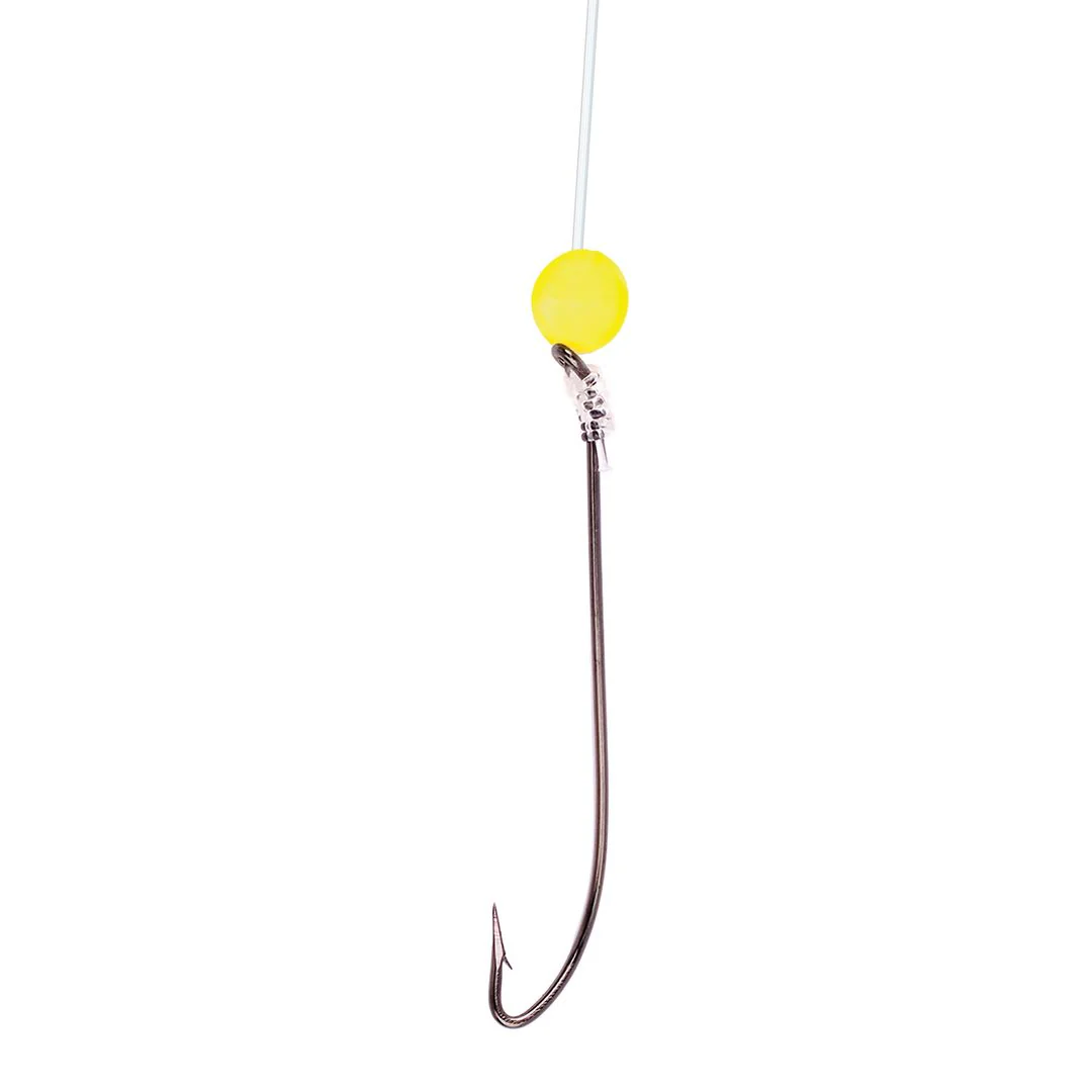 Lazer Sharp Flounder Snell with Yellow Bead