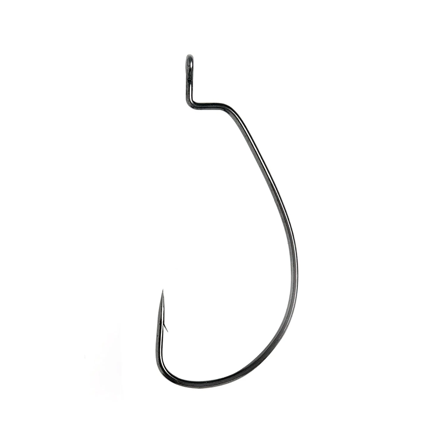 Lazer Sharp Platinum Black Extra Wide Gap Worm Hook - Image 4