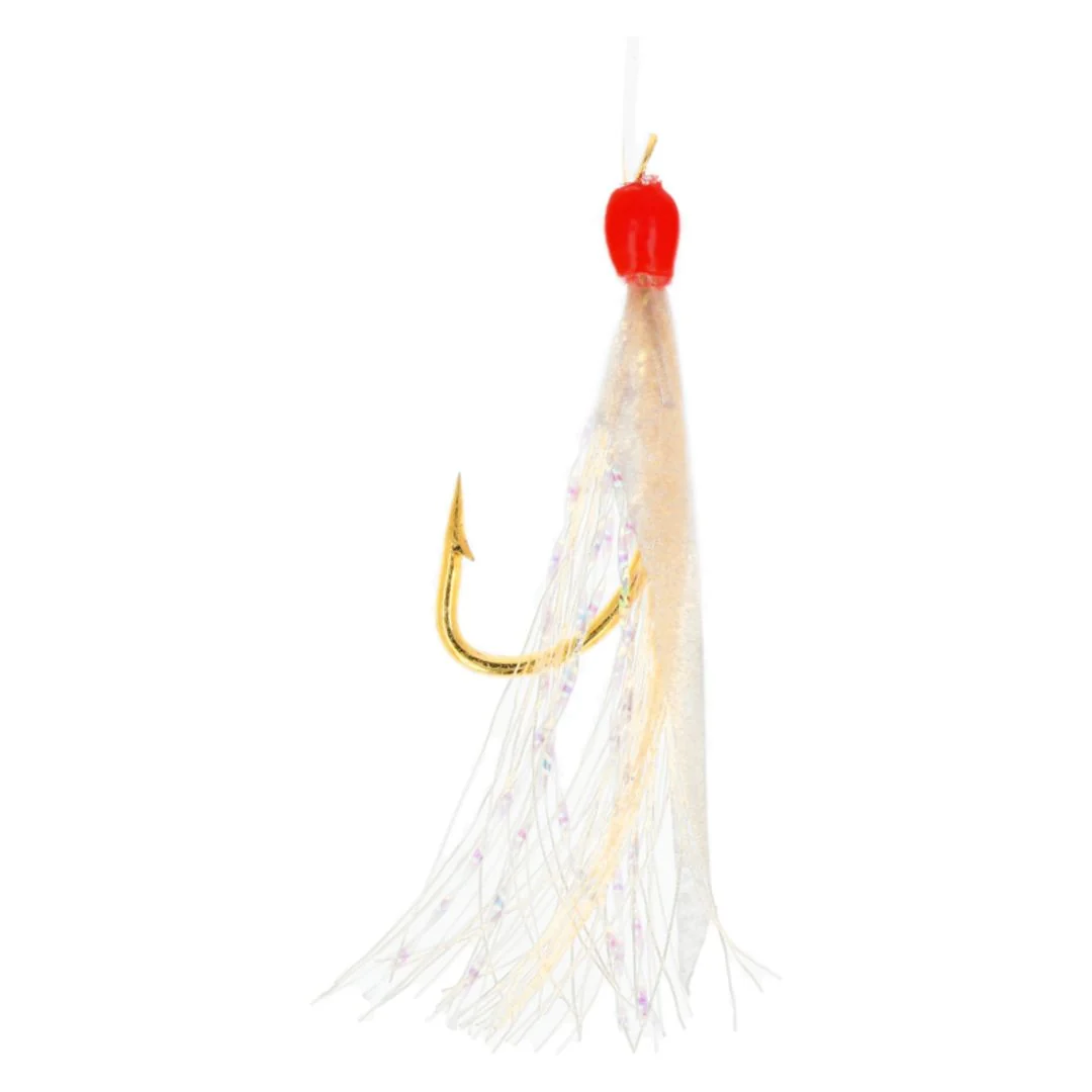 Lazer Sharp Red Head Flash Hage Fish Skin Sabiki Rig - Image 3
