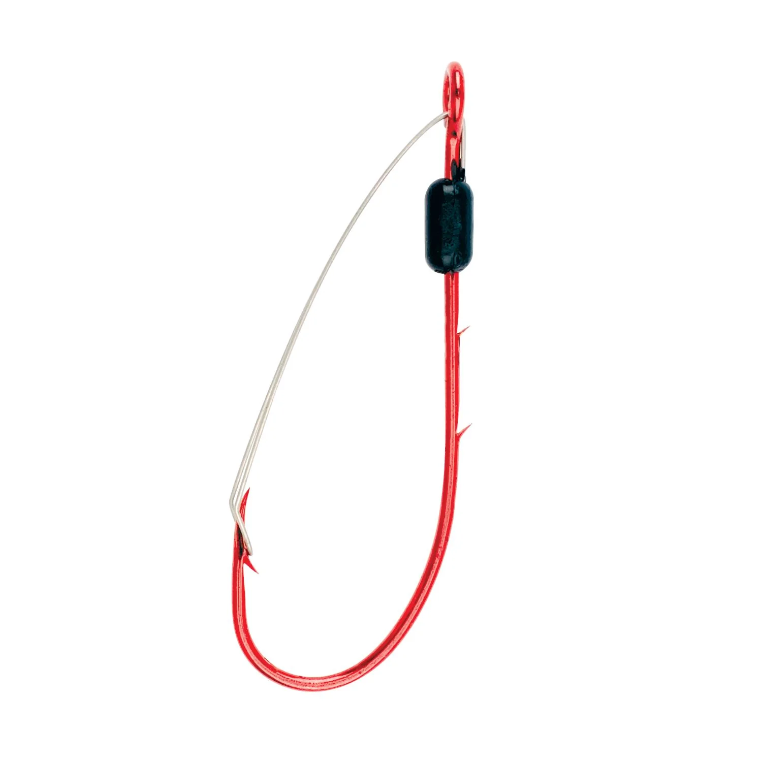 Lazer Sharp Red Weedless Non-Offset Baitholder Hook - Image 8