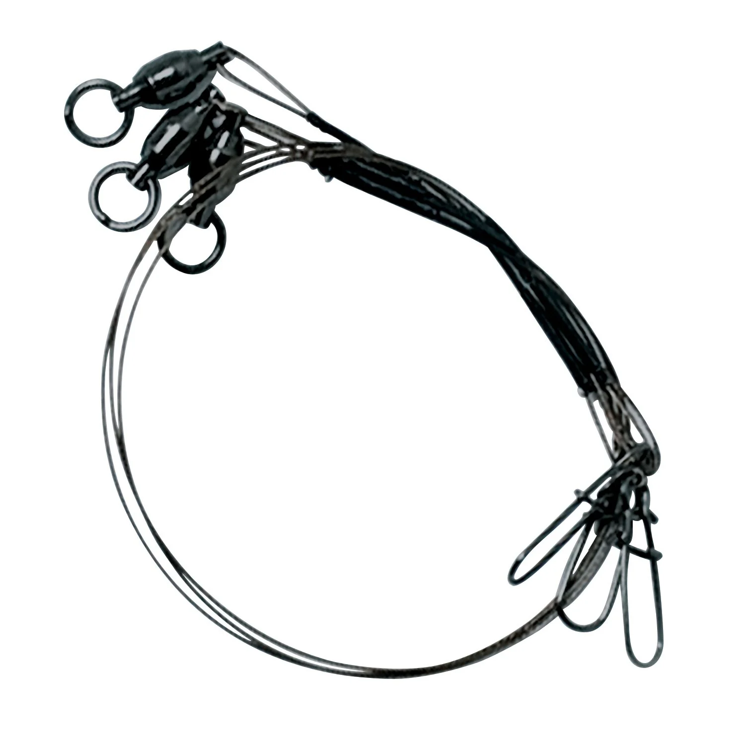 Lazer Sharp Steel Leader with Ball Bearing Swivel and Dual Lock Snap - Image 3