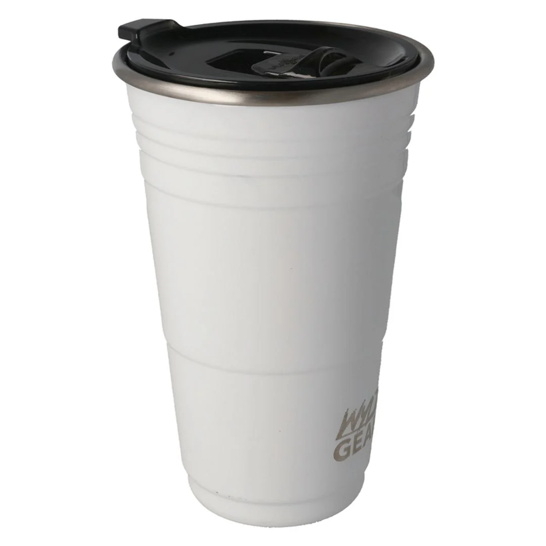 Lazer Sharp White 16 oz. Tumbler - Image 3
